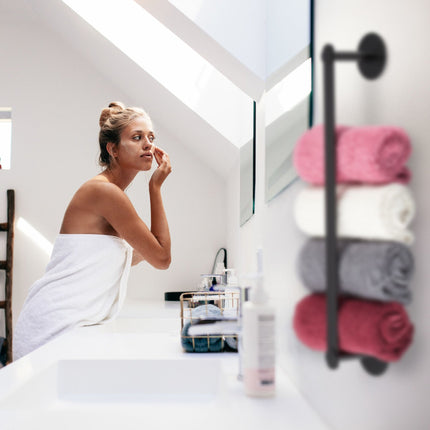Towel hanger black