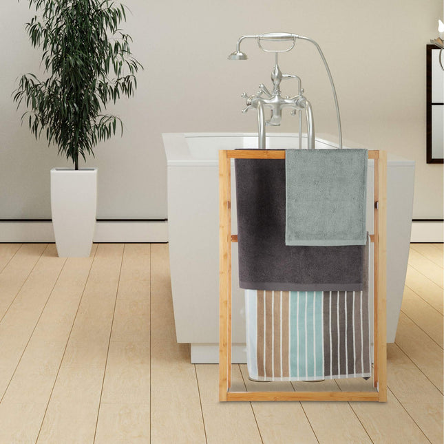 Towel hanger in bamboo