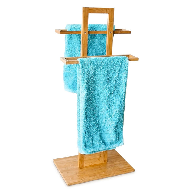 Towel hanger in bamboo