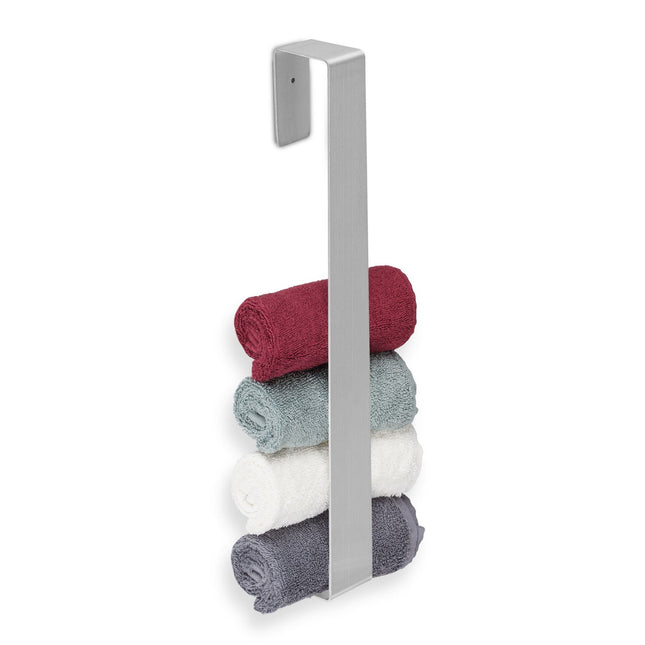 Towel hanger silver colored
