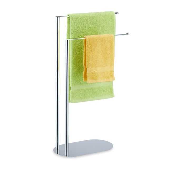 Towel hanger with 2 bars