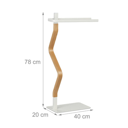 Porte-serviettes à 2 barres