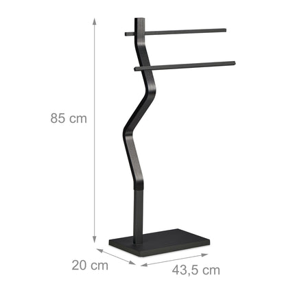Porte-serviettes au design incurvé