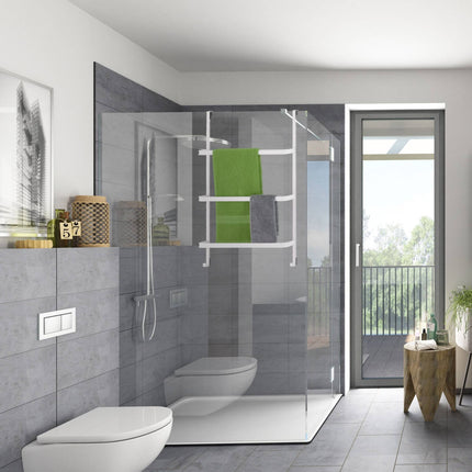 Towel rack door