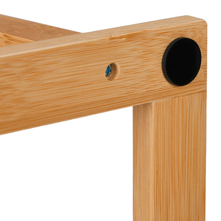 Towel rack in bamboo 6 bars