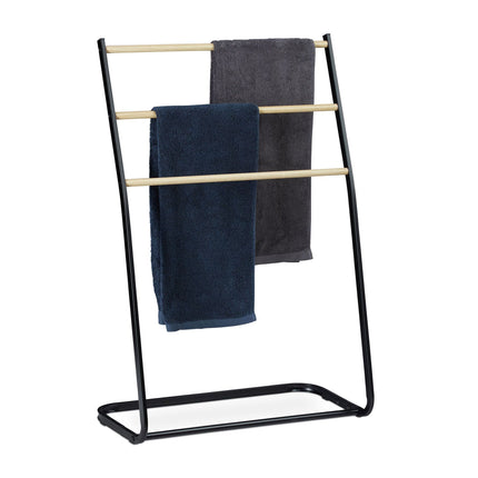 Towel rail standing metal