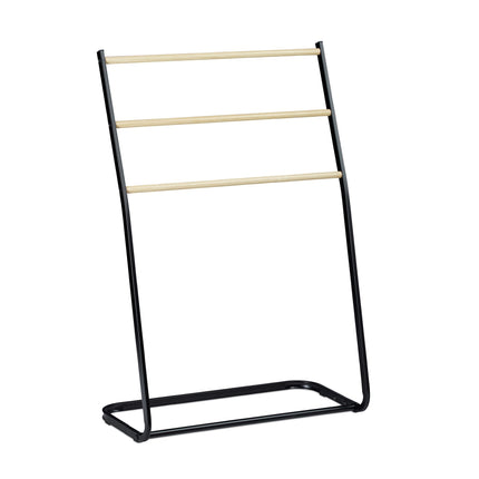 Towel rail standing metal