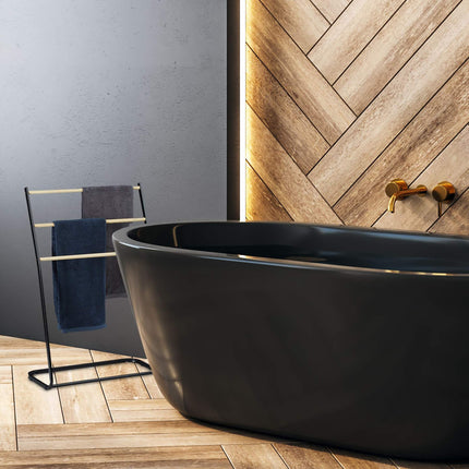 Towel rail standing metal