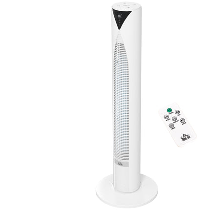 Turmventilator mit Fernbedienung, 3 Geschwindigkeiten, 70° Oszillation