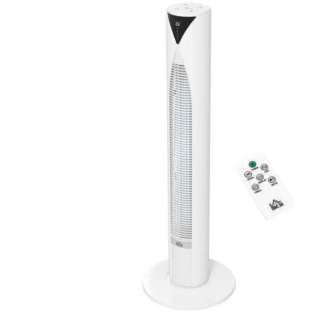 Turmventilator mit Fernbedienung, 3 Geschwindigkeiten, 70° Oszillation