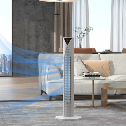 Turmventilator mit Fernbedienung, 3 Geschwindigkeiten, 70° Oszillation