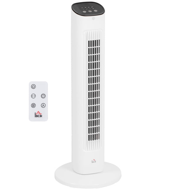 Turmventilator mit Fernbedienung, 3 Geschwindigkeiten, 85° Oszillation