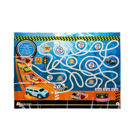 Spielzeug-Truck-Set mit 6 Autos und Abschussrampe