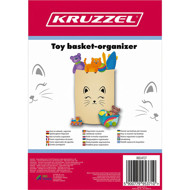 Spielzeugkorb - Organizer 63L Kruzzel 24727