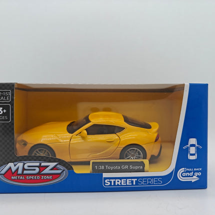 Toyota GR Supra Die-Cast Modell, Maßstab 1:38, Sammlerauto
