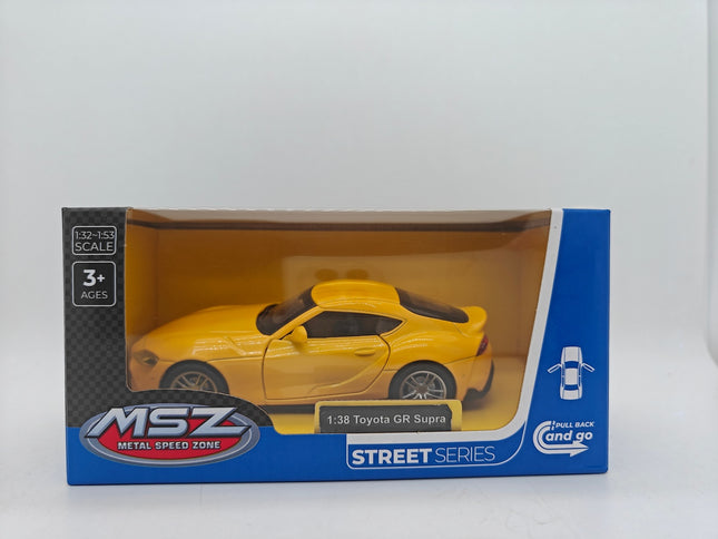 Toyota GR Supra Die-Cast Modell, Maßstab 1:38, Sammlerauto