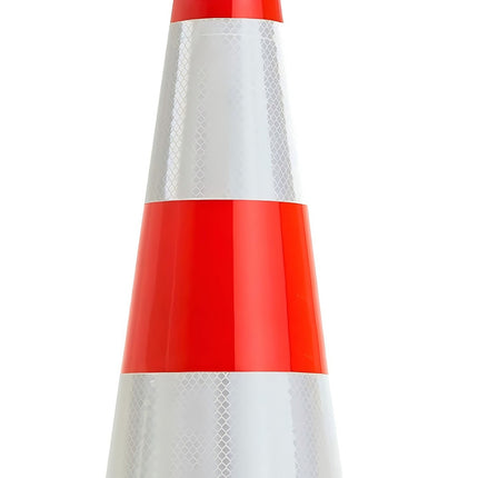 Traffic Cone 90 cm, Heavy-Duty, Reflective Stripes