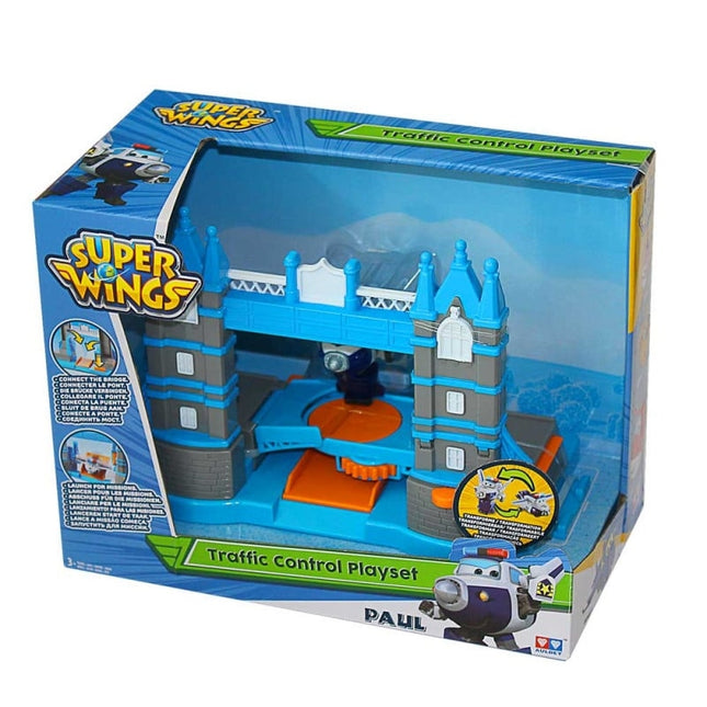 Verkehrskontroll-Spielset mit Tower Bridge und Fahrzeugen