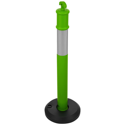 Traffic Delineator Posts 3-Pack, 1140 mm, Reflective, Fillable Base