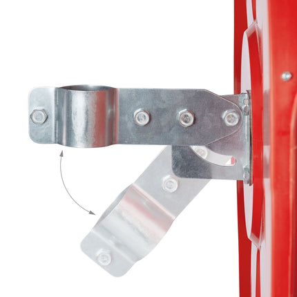 Traffic mirror 60 cm red