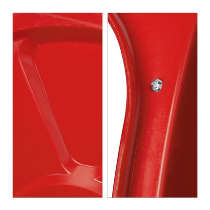 Traffic mirror 60 cm red