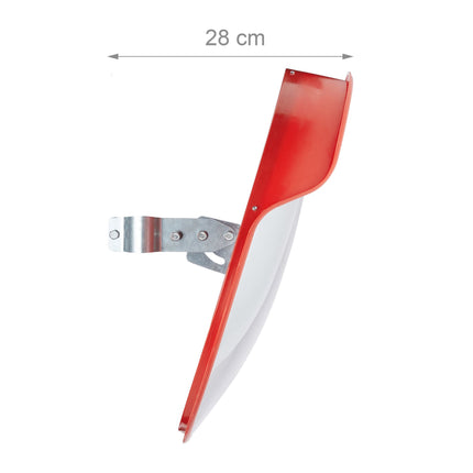 Traffic mirror 60 cm red
