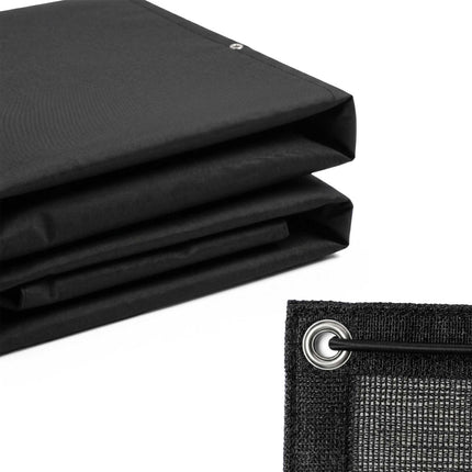 Trailer Cargo Net, Fine-Mesh 3.5 x 5 m, Black