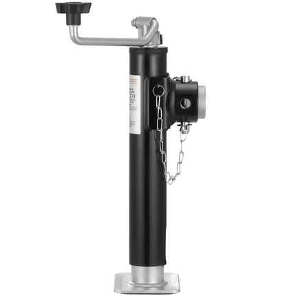 Trailer Jack, 2000 lb Weld-On Swivel, 10 in Lift