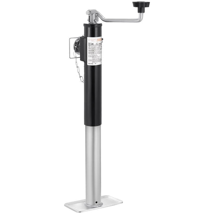Trailer Jack, 2000 lb Weld-On Swivel, 10 in Lift