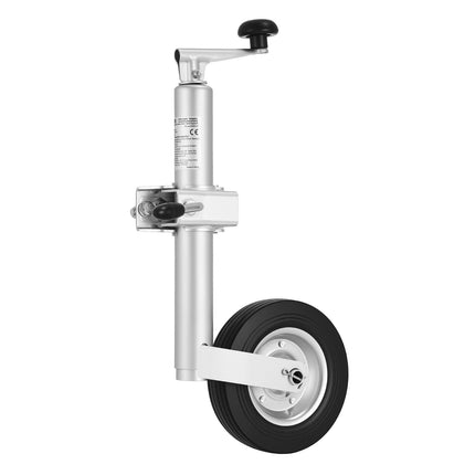 Trailer Jack With Wheel, 150 kg, Bolt-On Fold-Up