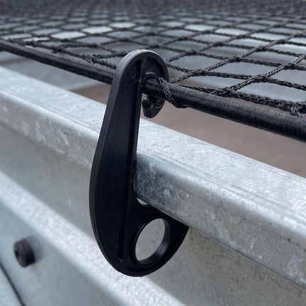 Trailer Net, Black, 1x2m, Durable PP Plastic