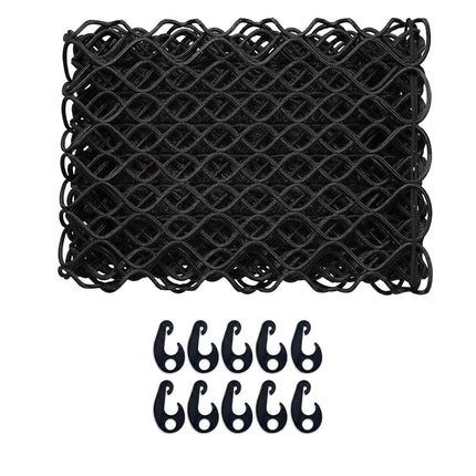 Trailer Net, Black, 1x2m, Durable PP Plastic