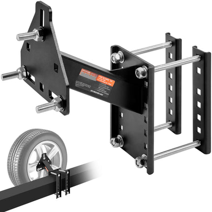 Trailer Spare Tire Carrier, 160 LB, 4-8 Lug Fit