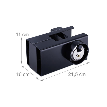 Trailer lock including disc lock