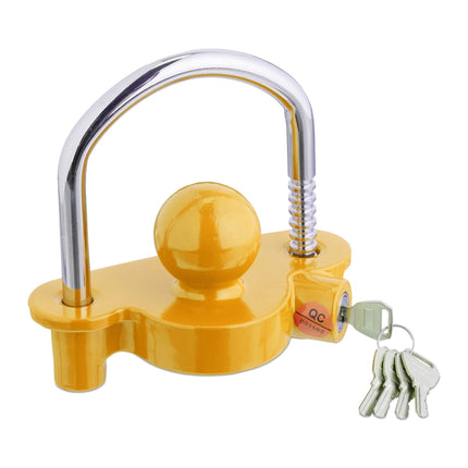 Trailer lock with 5 keys