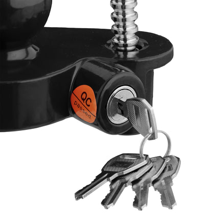 Trailer lock with 5 keys