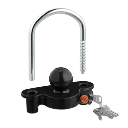 Trailer lock with 5 keys