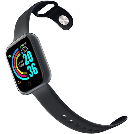 Trainerbeat Smartwatch mit zwei Armbändern Schwarz + Orange