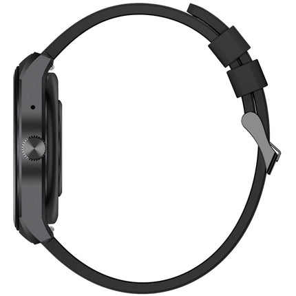 Trainerhalo Smartwatch mit rundem Zifferblatt Schwarz