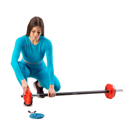 Trainingspumpe Stange für Fitness – Einstellbares Gewicht