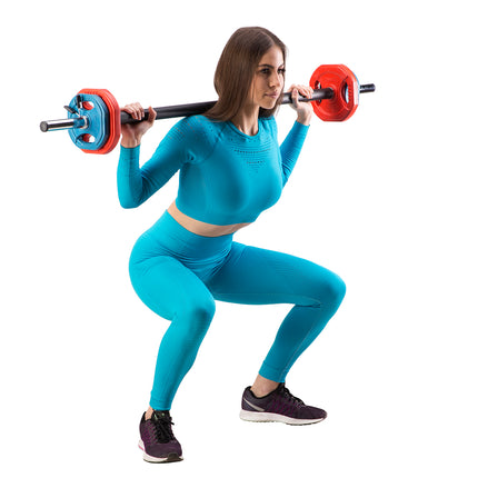Trainingspumpe Stange für Fitness – Einstellbares Gewicht