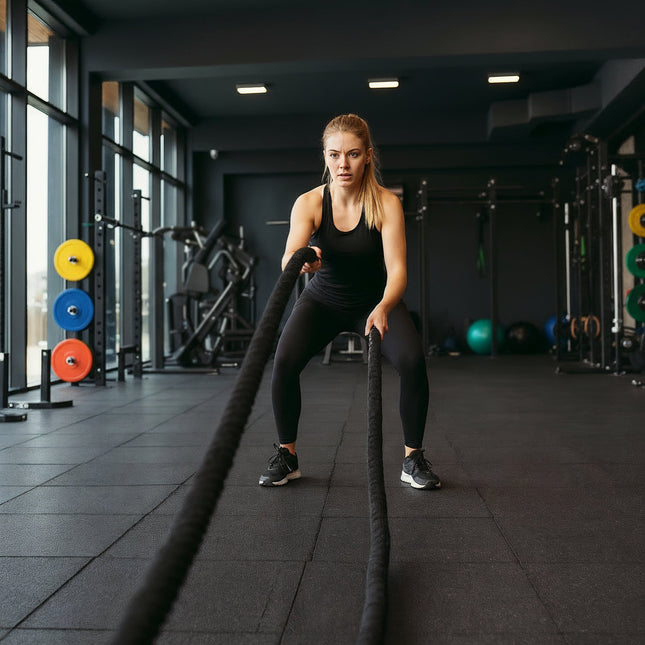 Trainingsseil mit Ummantelung, HMS, Langlebiges Fitnessgerät