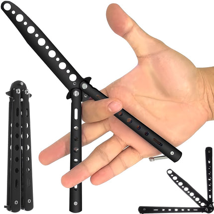 Training butterfly knife - black