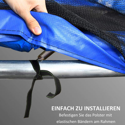 Housse de protection pour bordure de trampoline Ø 244 cm, protection UV, résistante aux intempéries, accessoires de trampoline