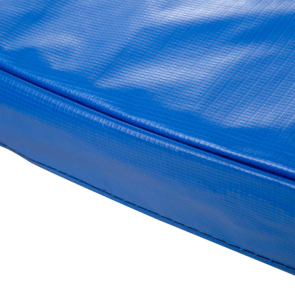 Trampoline safety net with edge protection, fits 8-15 feet