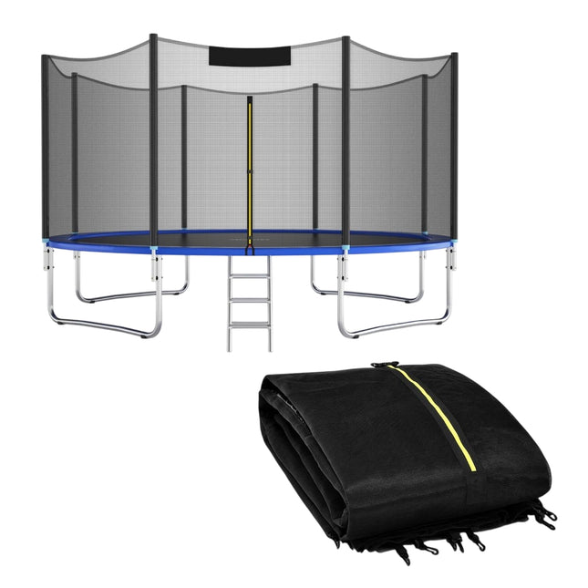 Ochranná síť trampolíny 427cm, pro 8 tyčí, přístup na zip
