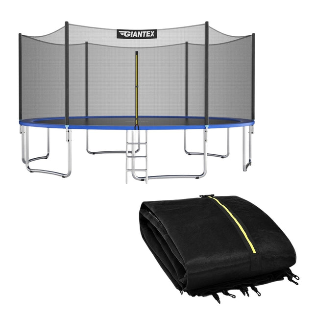 Trampolin Sicherheitsnetz für 366 cm Rundrahmen mit Reißverschluss