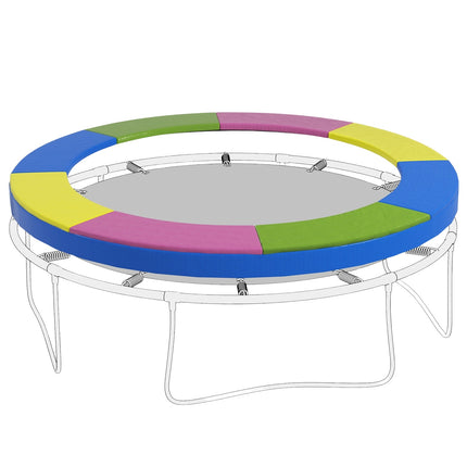 Housse de protection pour bordure de trampoline Ø 244 cm, protection UV, résistante aux intempéries, accessoires de trampoline