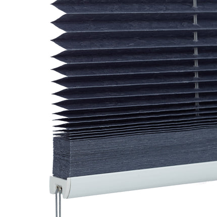 Transluzente graue Faltstores – ohne Bohren, Polyester