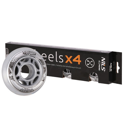 Transparente PU Skateboard Rollen, 70x24mm, 82A, 4er-Set